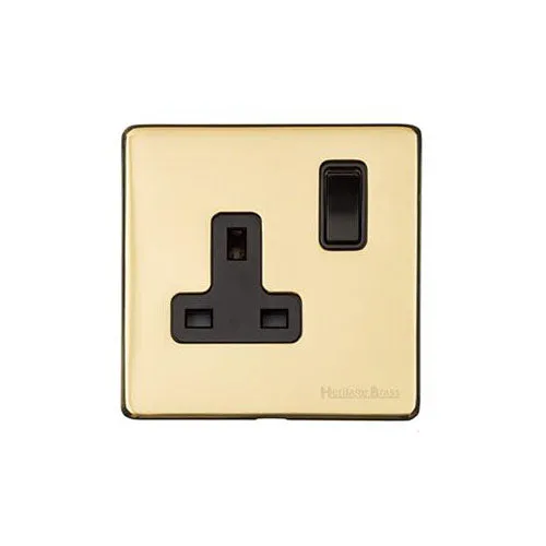 Vintage Range-Polished Brass-Single Socket (13 Amp)