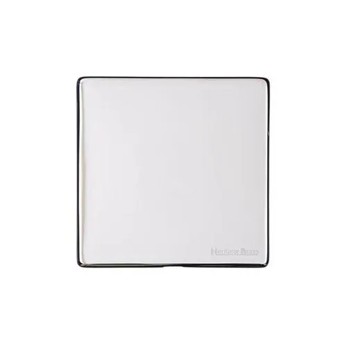 Vintage Range-Polished Chrome-Single Blank Plate