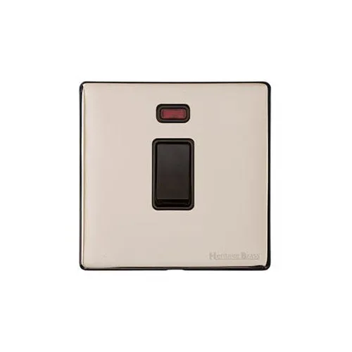 Vintage Range-Satin Nickel-20A DP SWITCH with Neon