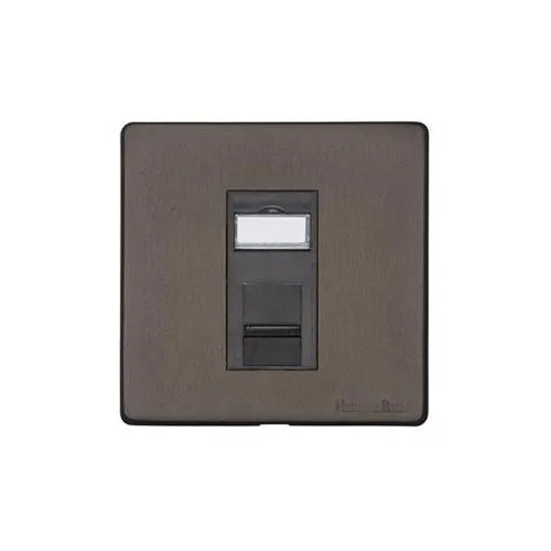 Vintage Range-Matt Bronze-1 Gang RJ45