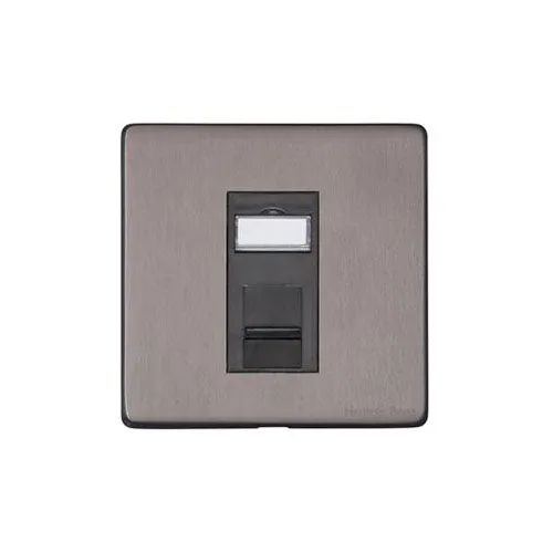 Vintage Range-Satin Black Nickel-1 Gang RJ45