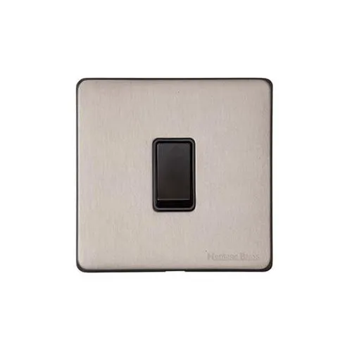 Vintage Range-Aged Pewter-1 Gang Rocker Switch (10 Amp)