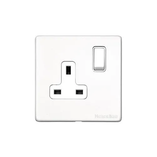 Vintage Range-Gloss White-Single Socket (13 Amp)