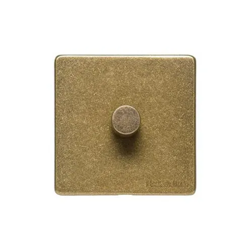 Vintage Range-Rustic Brass-1 Gang Dimmer (400 watts)