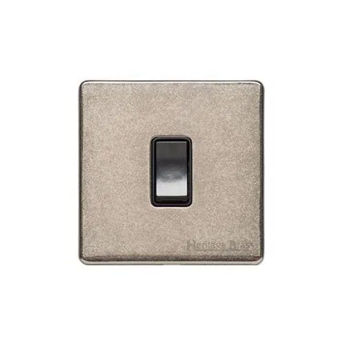 Vintage Range-Rustic Nickel-1 Gang Rocker Switch (10 Amp)