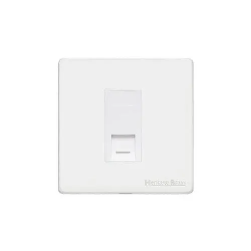 Vintage Range-Matt White-1 Gang RJ45