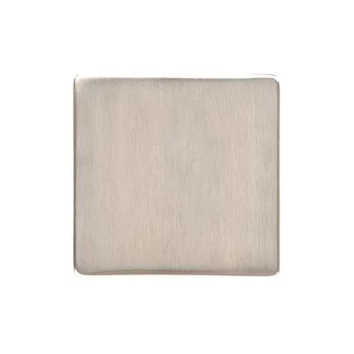 Studio Range-Satin Nickel-Single Blank Plate