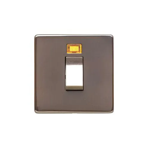 Studio Range-Polished Bronze -45A DP Cooker Switch with Neon (single plate)