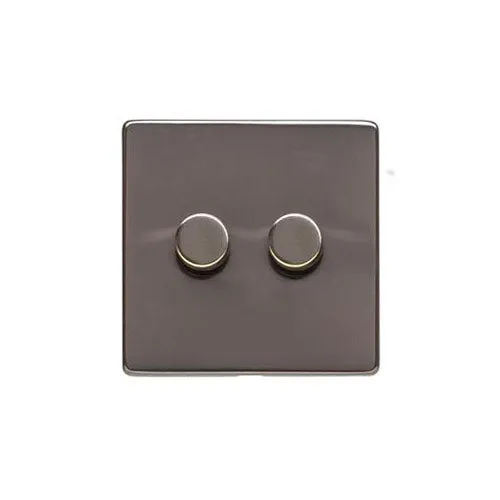 Studio Range-Polished Bronze -2 Gang Dimmer (400 watts)