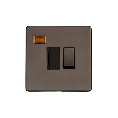 Studio Range-Matt Bronze-Switched Spur with Neon (13 Amp)