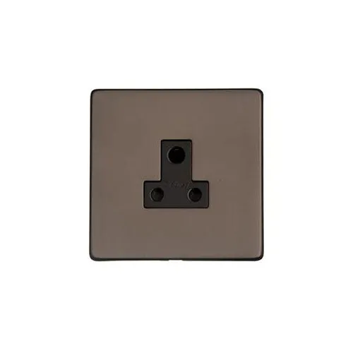 Studio Range-Matt Bronze-5 Amp 3 Round Pin Socket