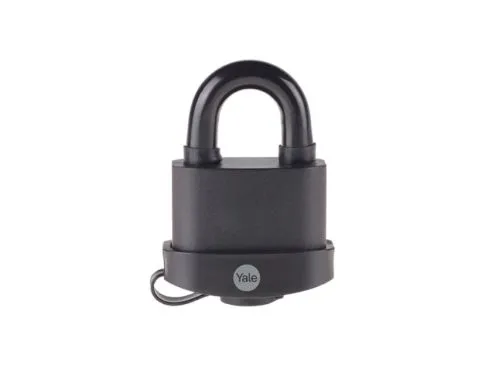 Yale Weatherproof Open Shackle Padlock 61mm Black Y220B/61/123/1