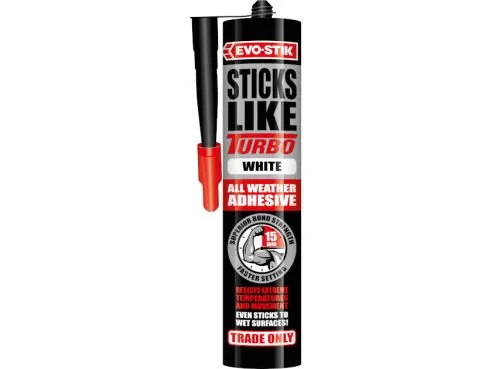 Evo-Stik Sticks Like Turbo Ms Polymer Adhesive white 290ml