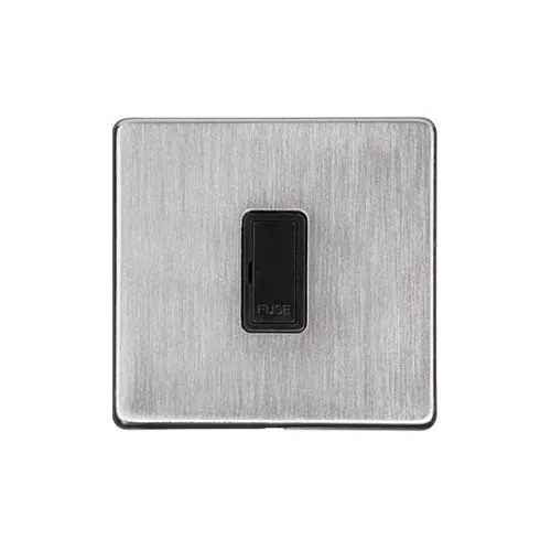 Studio Range-Satin Chrome-Unswitched Spur (13 Amp)