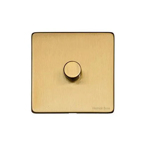 Studio Range-Satin Brass-1 Gang Dimmer (400 watts)