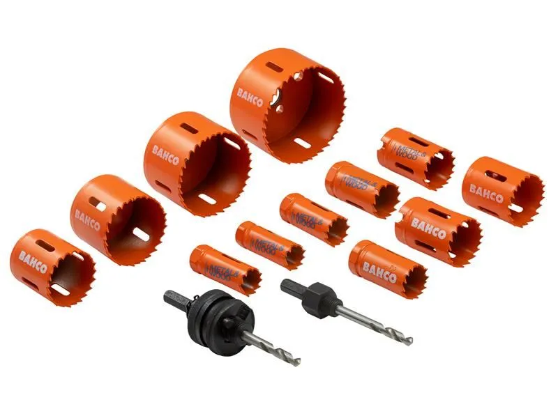 Bahco Plumber's 14-Piece Bi-Metal Holesaw Set