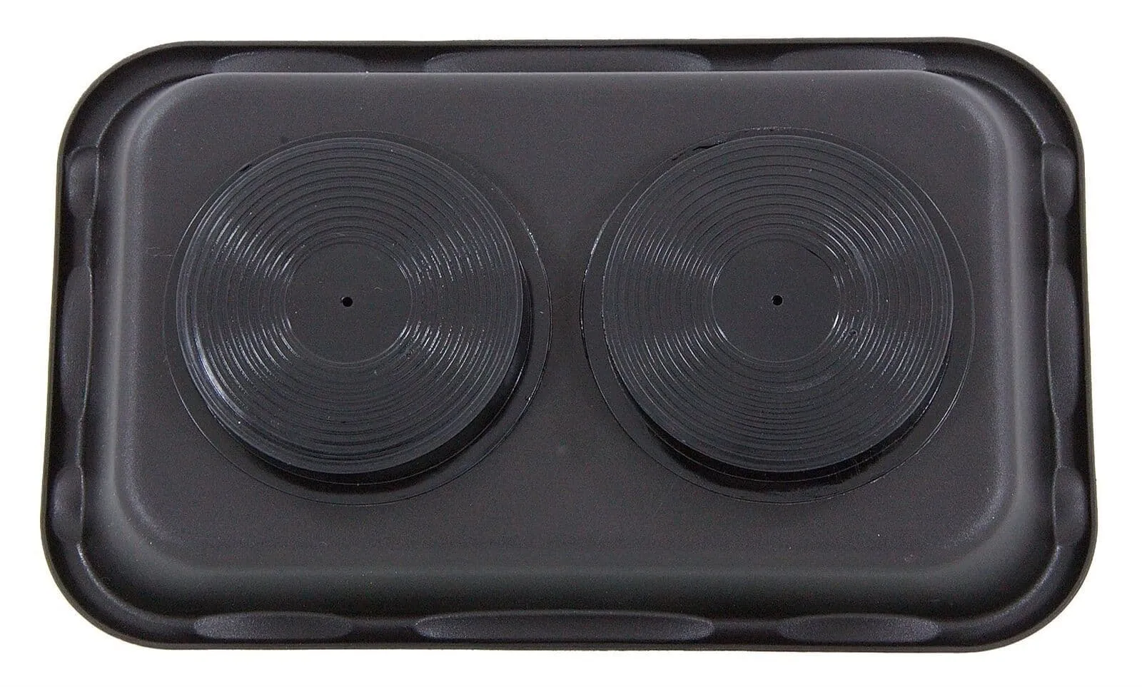 Abs Magnetic Parts Tray Dish Matt Black Finish 5 1/2" X 9 1/2" X 1 1/8"
