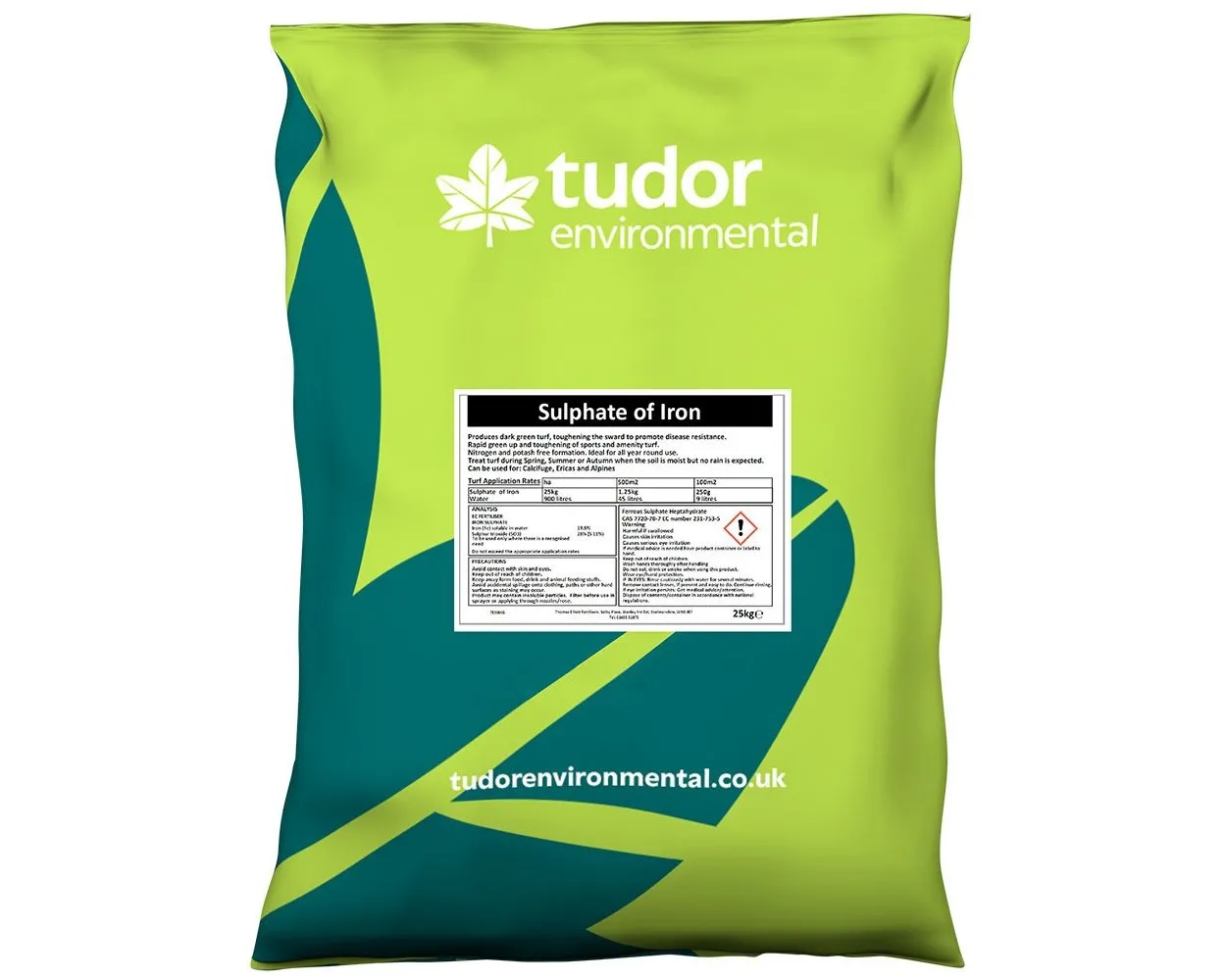 Tudor Sulphate of Iron Fertiliser, 25kg