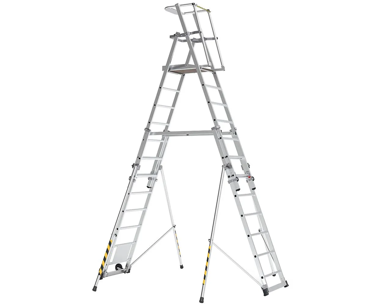 Boss Teleguard Plus Telescopic Platform Ladder, 9-12 rungs