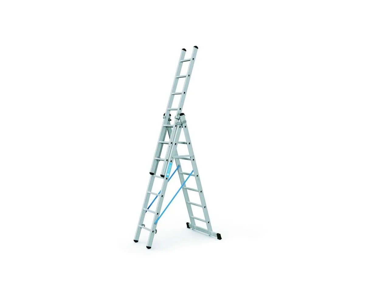 Zarges Skymaster X 3-part Trade Ladder, 3x7 rungs