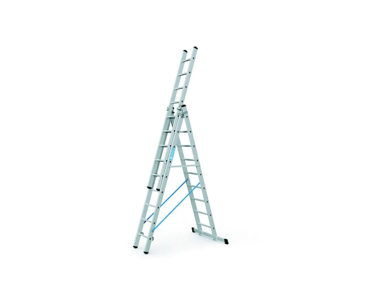 Zarges Skymaster X 3-part Trade Ladder, 3x9 rungs
