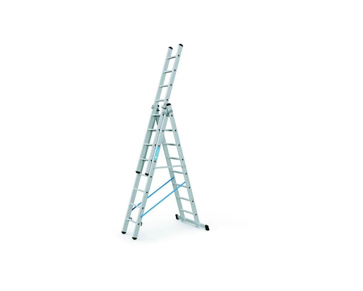 Zarges Skymaster X 3-part Trade Ladder, 3x8 rungs