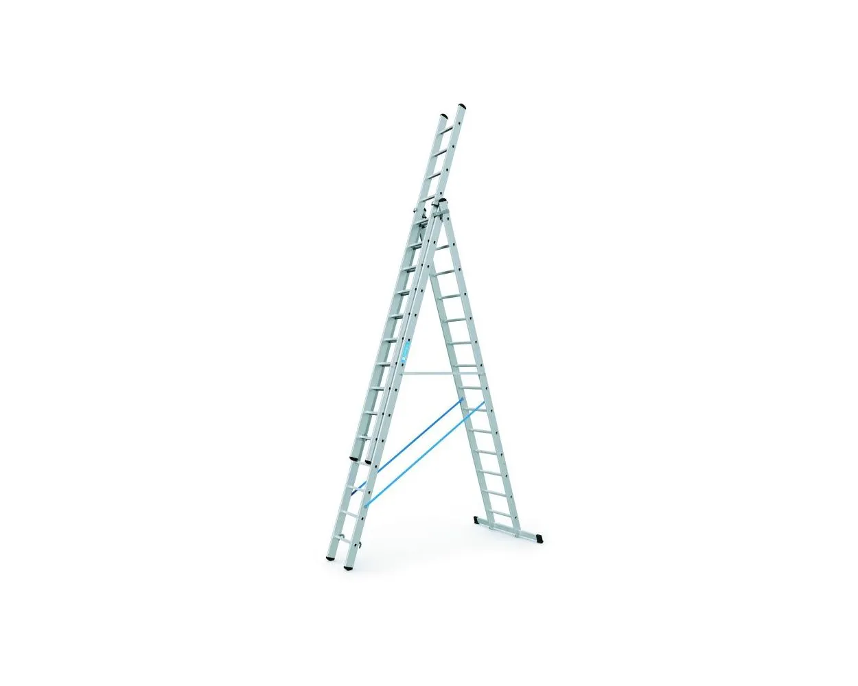Zarges Skymaster 3-part Trade Ladder, 3x14 rungs