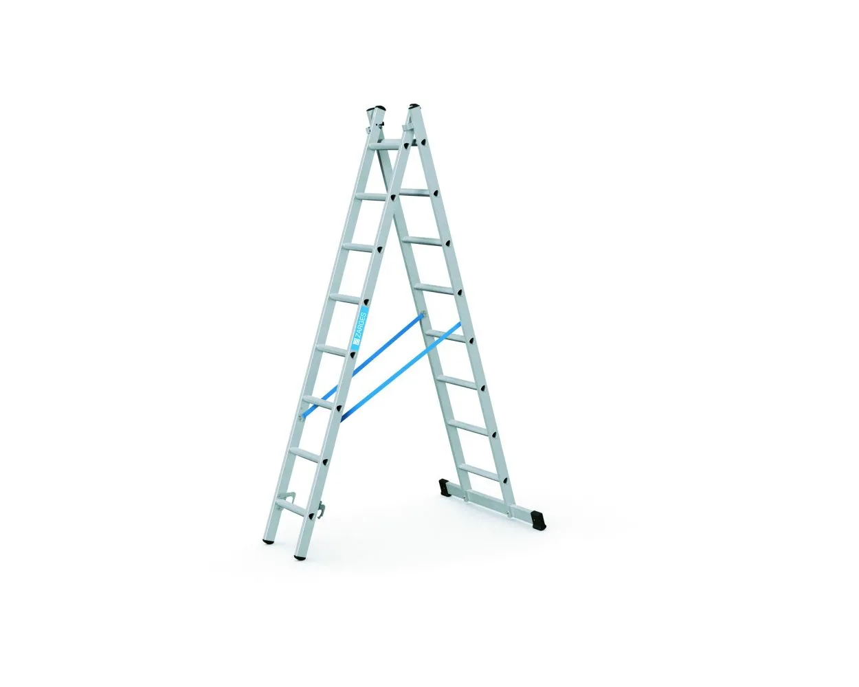 Zarges Combimaster DX Ladder, 2 x 8 rung