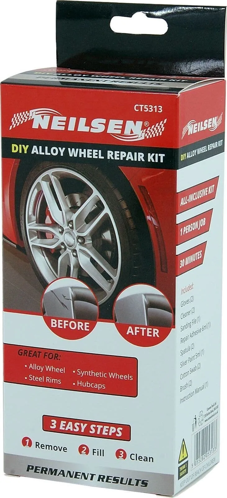 Alloy Wheel Refurbishment & Restoration Repair Kit