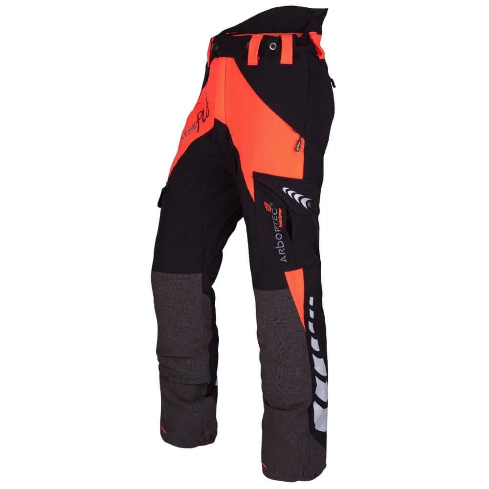 Arbortec Breatheflex Chainsaw Trousers Org/Blk | FREE Delivery
