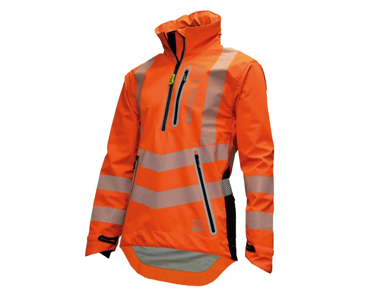 Arbortec BreatheDry Waterproof Smock - Hi Vis Orange