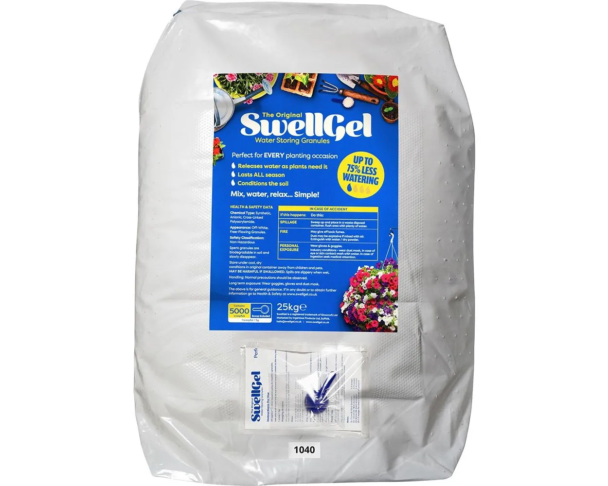 Swellgel Water Retention Additive, 25kg