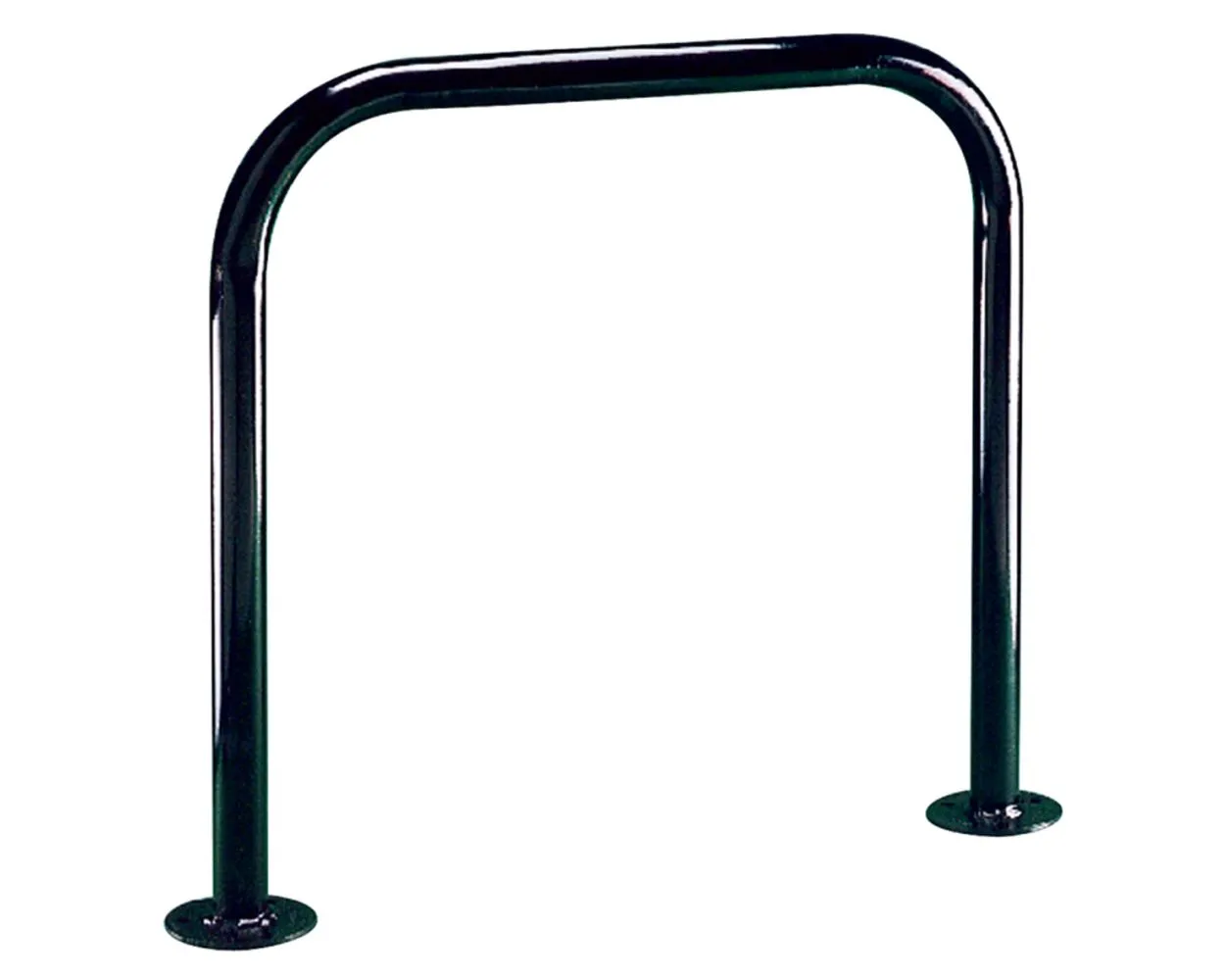 Cycle Rack - hoop style, bolt-down, black finish