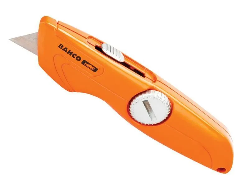 Bahco Retractable Utility Knife Twist - Aluminium, Carbon Steel Blade