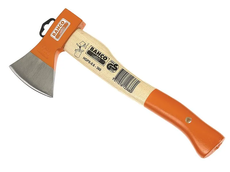 Bahco Standard Hand Axe HGPS 0.6-360, 800g, Ash Handle
