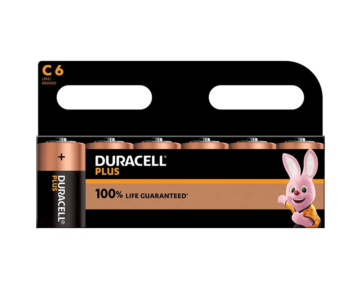 Duracell C Cell Plus Power +100% Batteries (Pack 6)