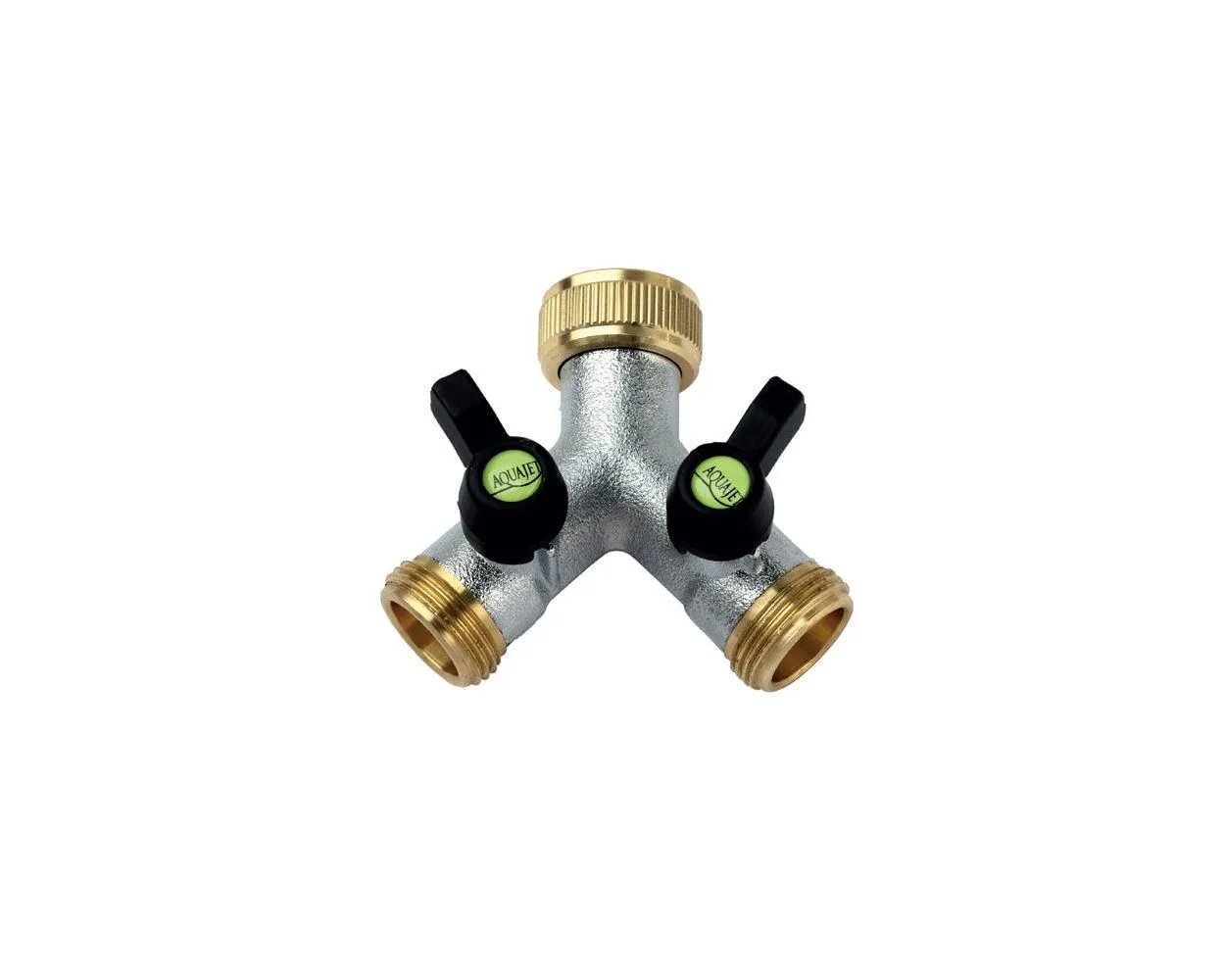 2-Way Tap Brass Threaded Connector