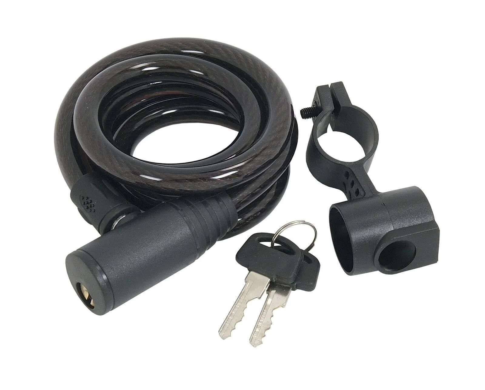 Bike Bicycle Security Lock Cable With Two Keys 12mm X 1.2M