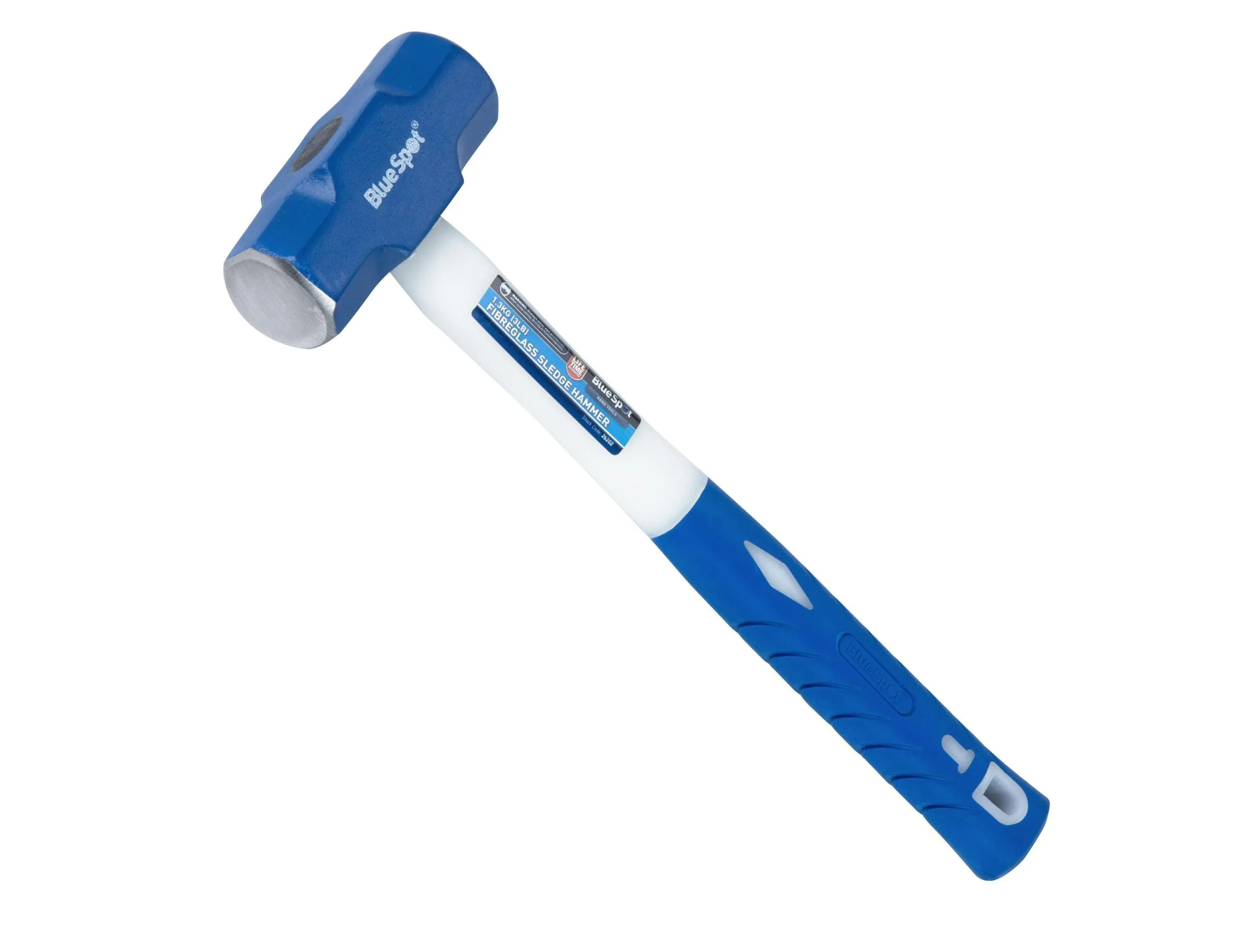 BLUE SPOT TOOLS 1.3KG (3LB) FIBREGLASS SLEDGE HAMMER