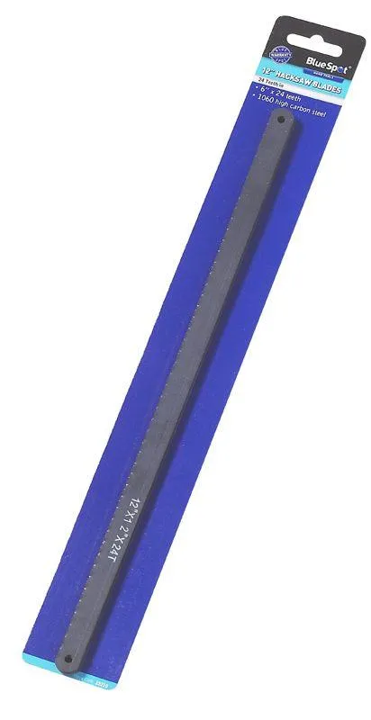 BLUE SPOT TOOLS 10 PCE 300MM (12") FLEXIBLE HACKSAW BLADE SET