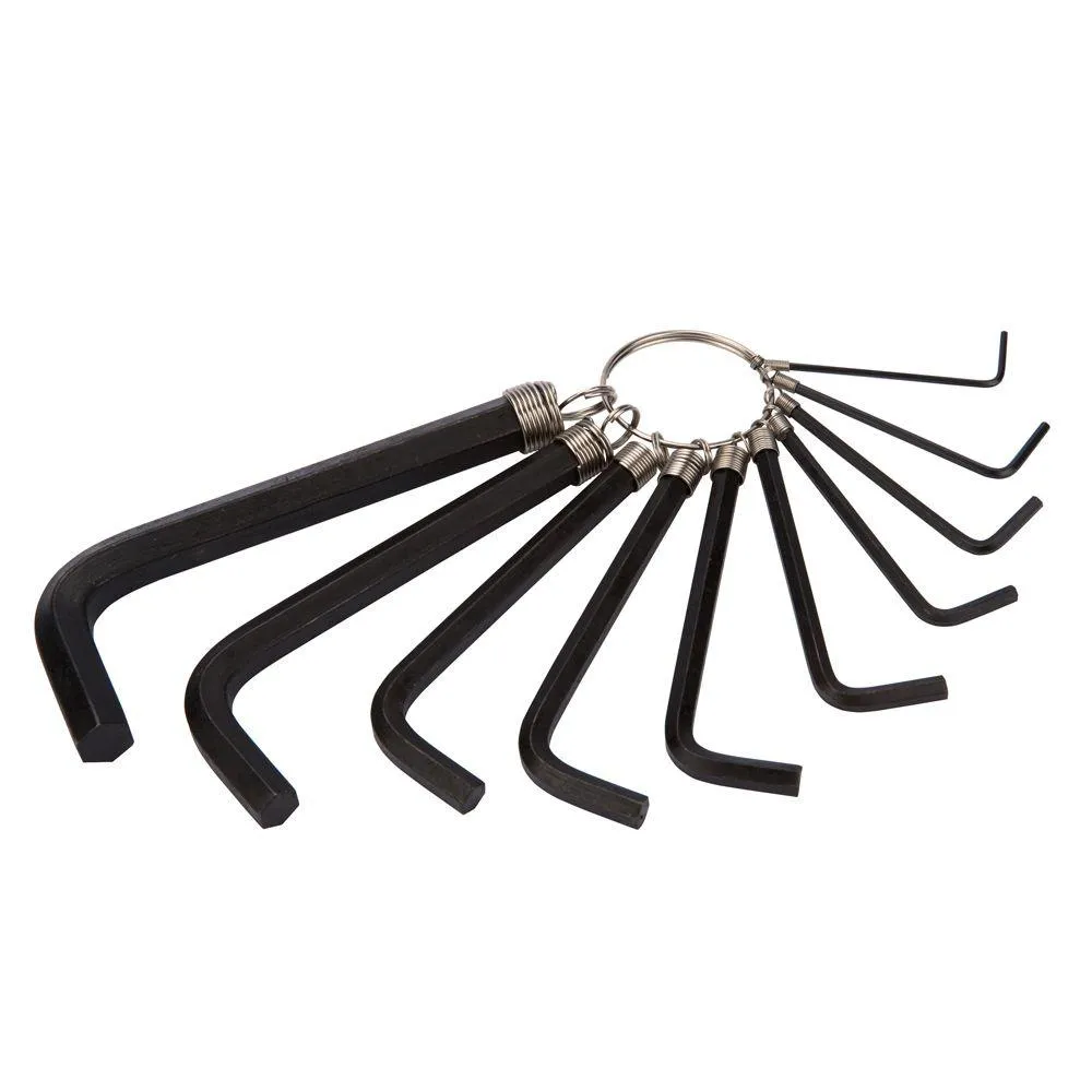 BLUE SPOT TOOLS 10 PCE METRIC HEX KEY SET (1.5-10MM)