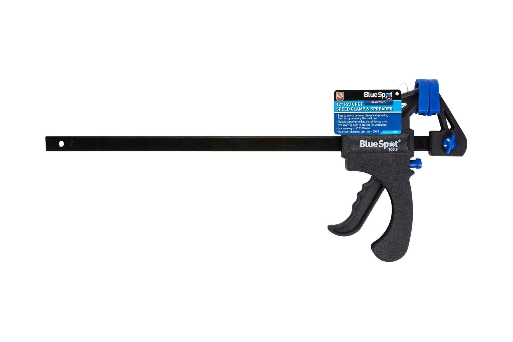 BLUE SPOT TOOLS 12" RATCHET SPEED CLAMP & SPREADER
