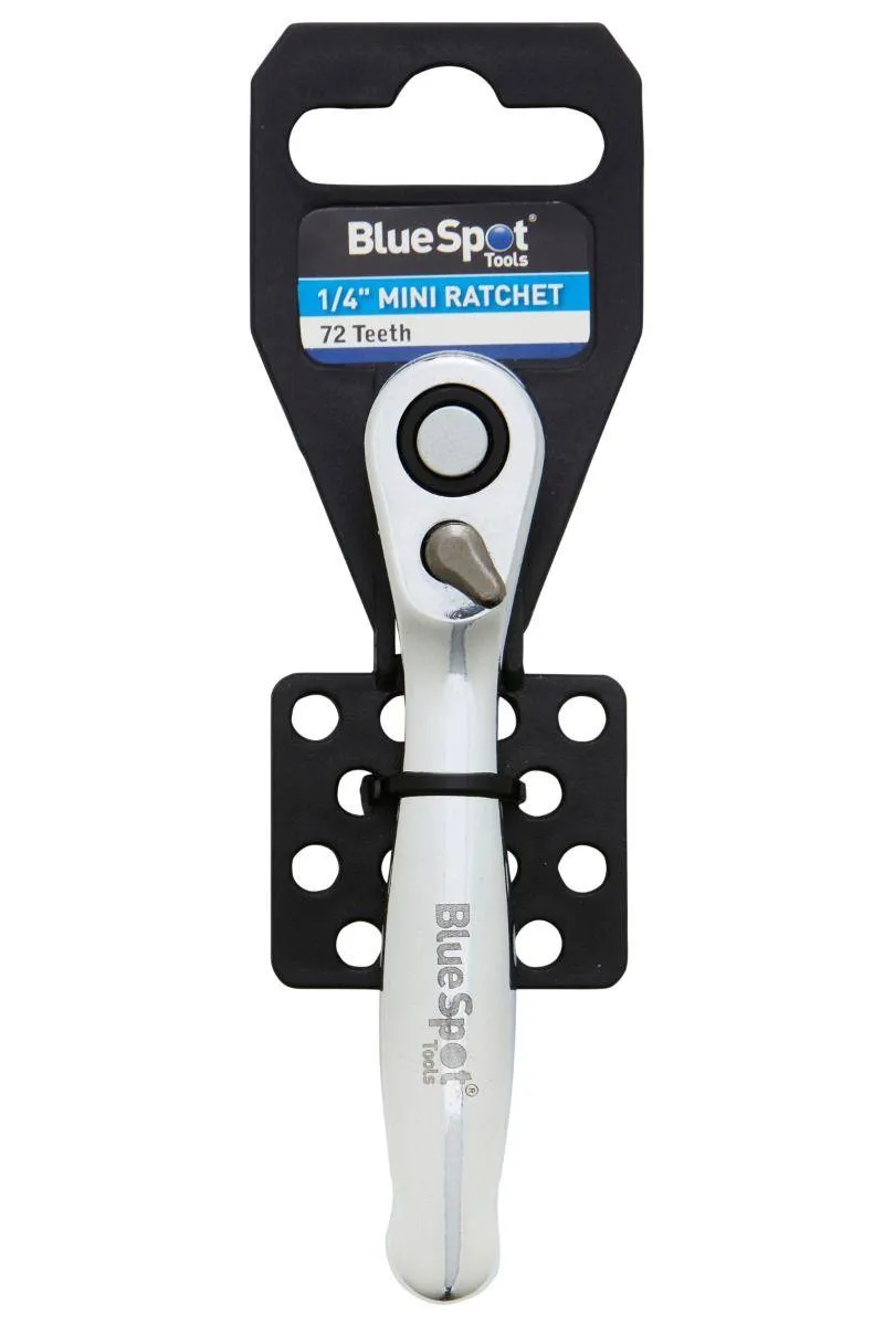 BLUE SPOT TOOLS 1/4" MINI RATCHET (72 TEETH)