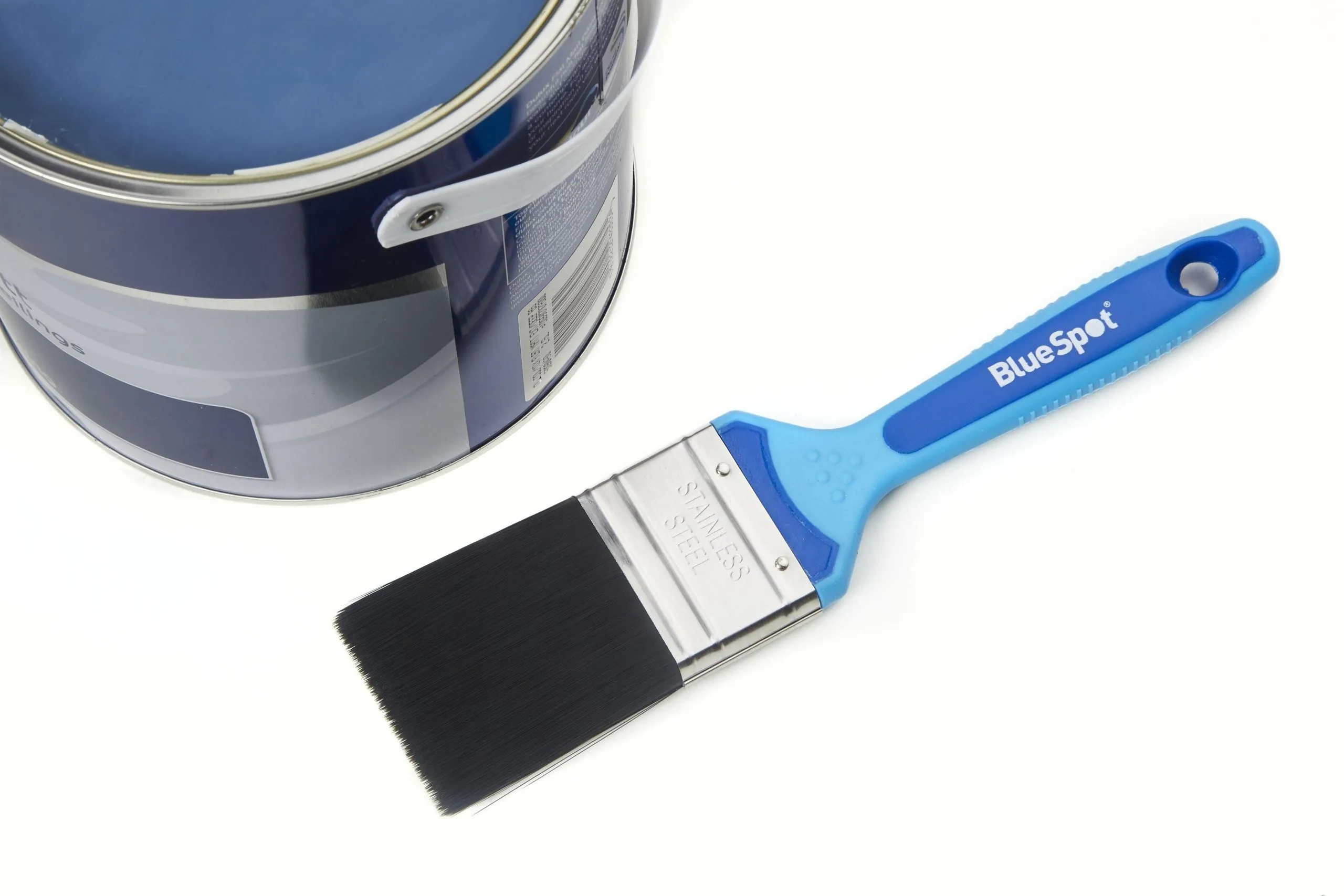 BLUE SPOT TOOLS 2" (50MM) SYNTHETIC PAINT BRUSH WITH SOFT GRIP HANDLE