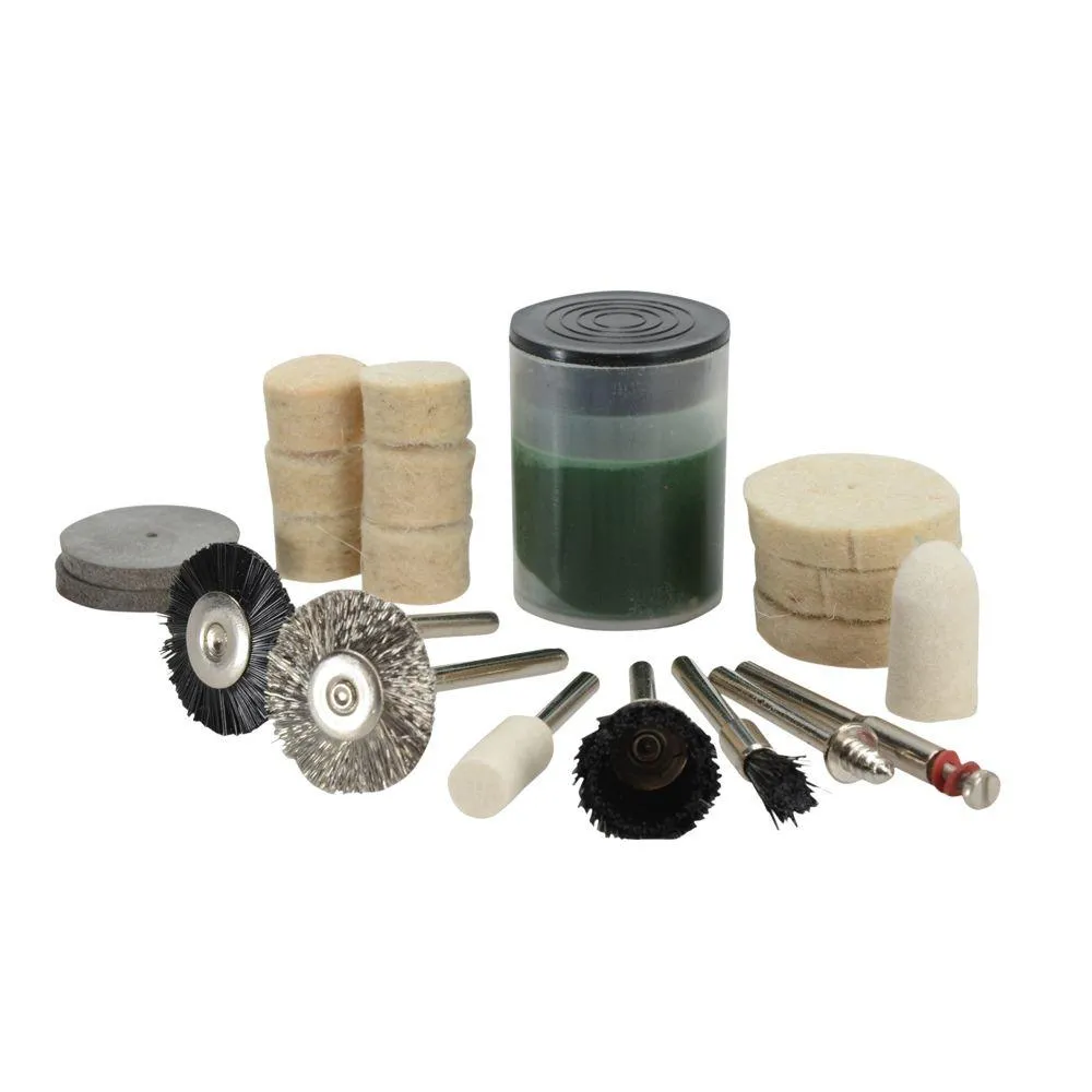 BLUE SPOT TOOLS 20 PCE ROTARY TOOL CLEANING AND POLISHING SET