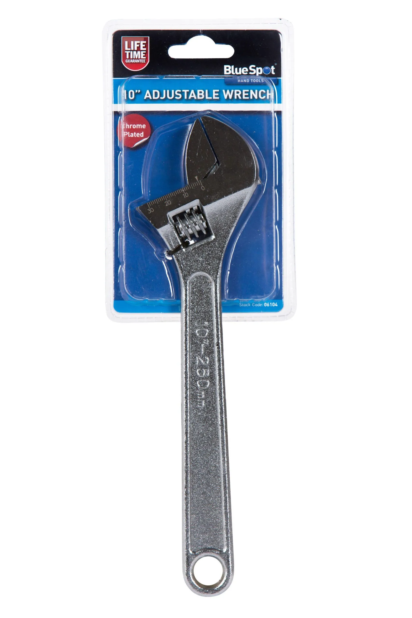 BLUE SPOT TOOLS 250MM (10") ADJUSTABLE WRENCH