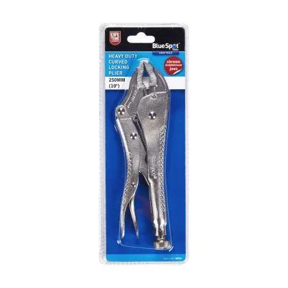 BLUE SPOT TOOLS 250MM (10") HEAVY DUTY CURVED LOCKING PLIER