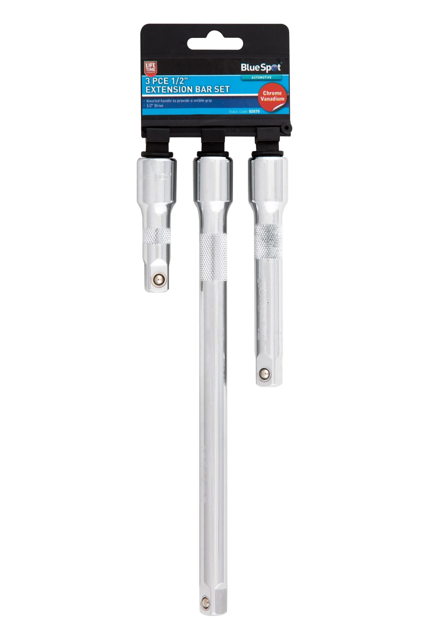BLUE SPOT TOOLS 3 PCE 1/2" EXTENSION BAR SET