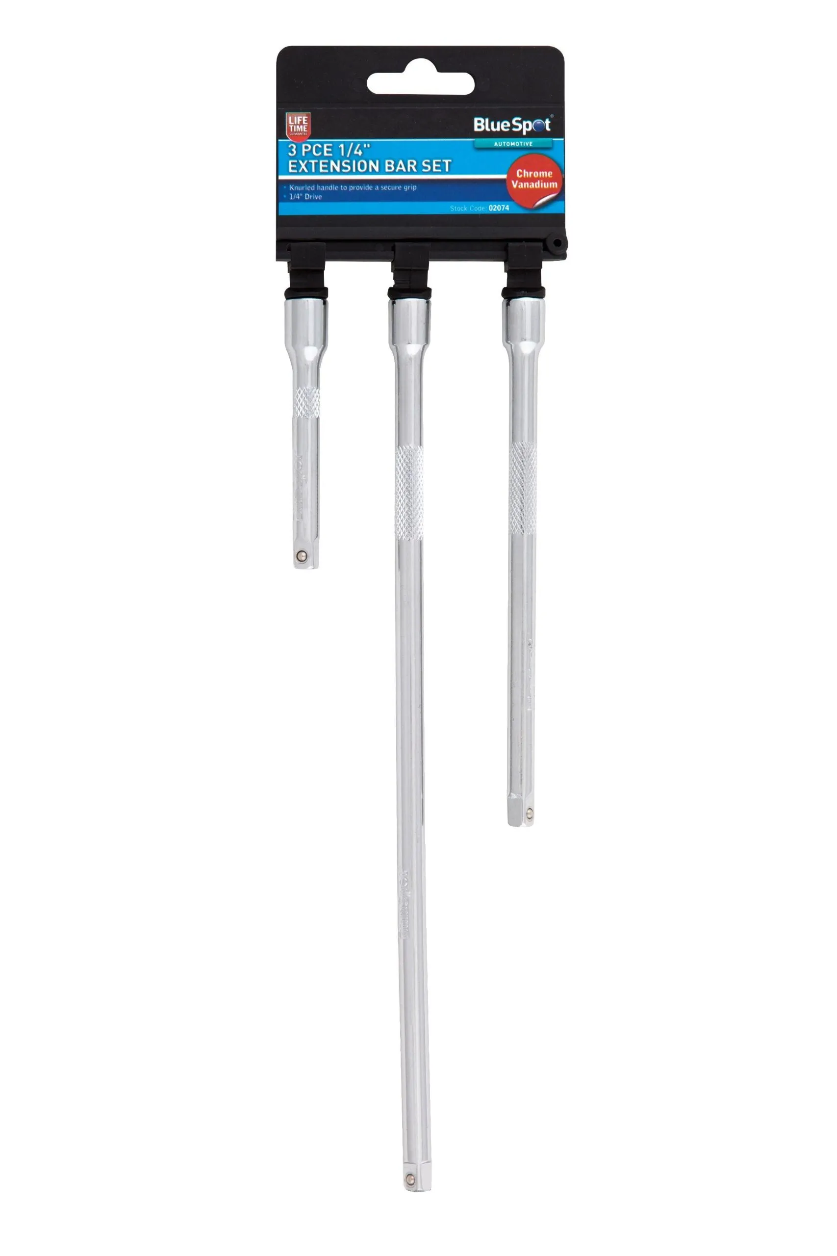 BLUE SPOT TOOLS 3 PCE 1/4" EXTENSION BAR SET