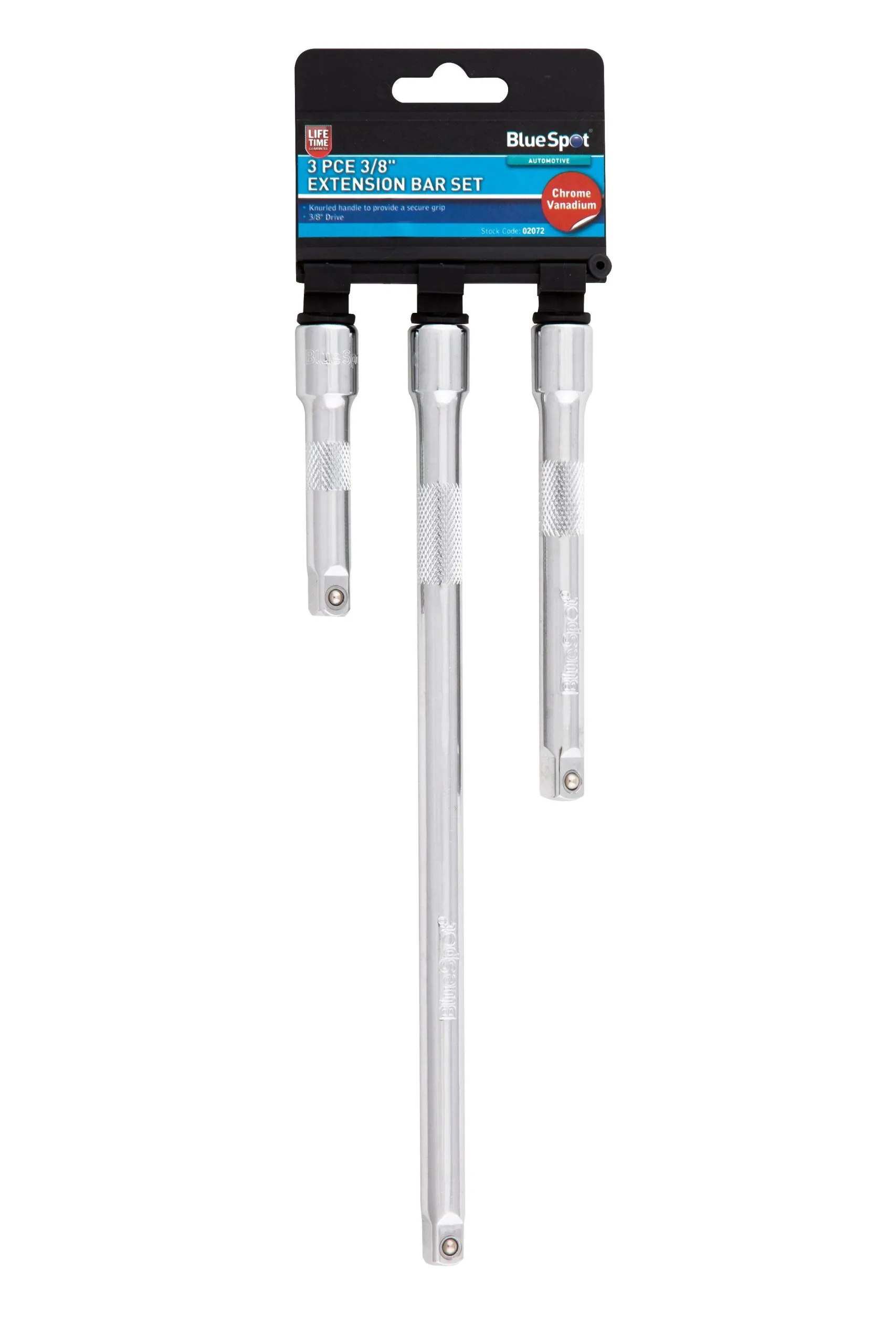 BLUE SPOT TOOLS 3 PCE 3/8" EXTENSION BAR SET